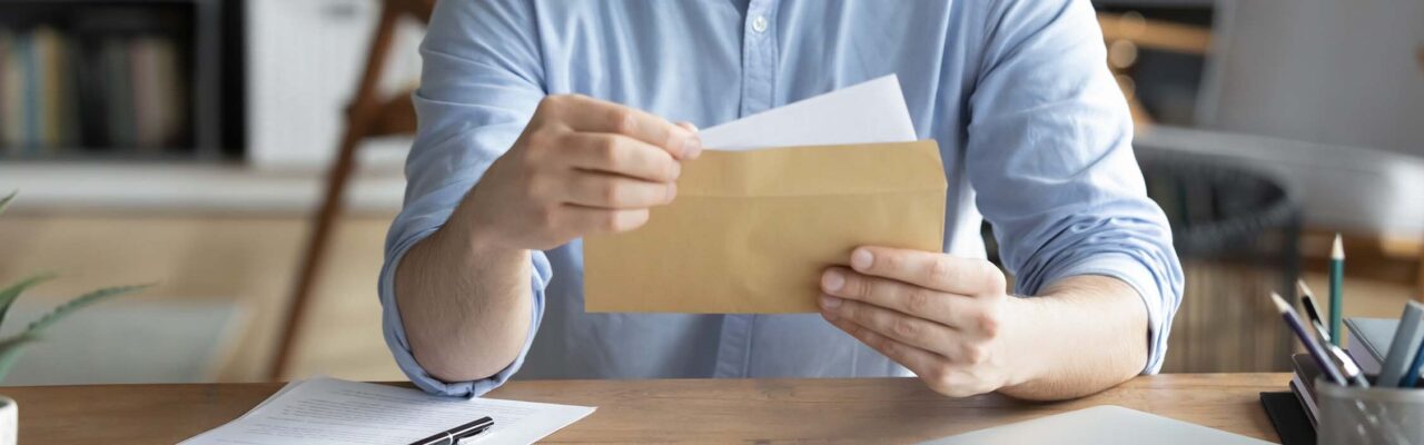 Ingebrekestelling per mail